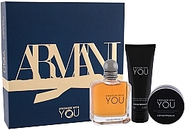 Духи, Парфюмерия, косметика Giorgio Armani Stronger With You - Набор (edt/100ml + sh/gel/75ml + h/wax/50ml)