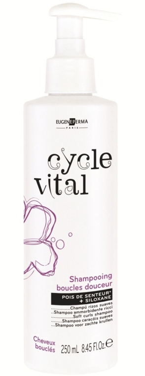 Шампунь розгладжуючий для кучерявого волосся - Eugene Perma Cycle Vital Shampooing Boucles Douceur