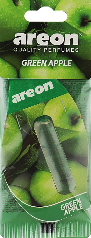 Ароматизатор для автомобиля, капсула "Зелёное яблоко" - Areon Mon Liquid Green Apple — фото N1