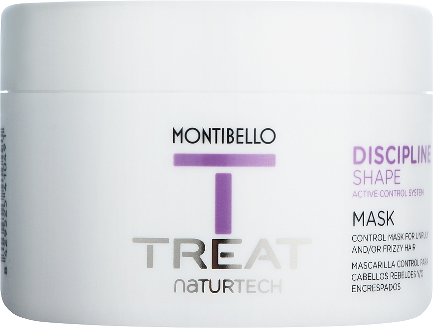 Маска для неслухняного, пухнастого або кучерявого волосся - Montibello Treat NaturTech Discipline Shape Mask — фото N1