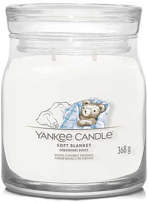 Ароматична свічка в банці "Soft Blanket", 2 ґноти - Yankee Candle Singnature — фото N1