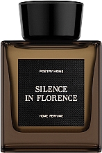Poetry Home Black Round Red Box Silence In Florence - Набор (perfumed diffuser/250 ml + candle/200g) — фото N2