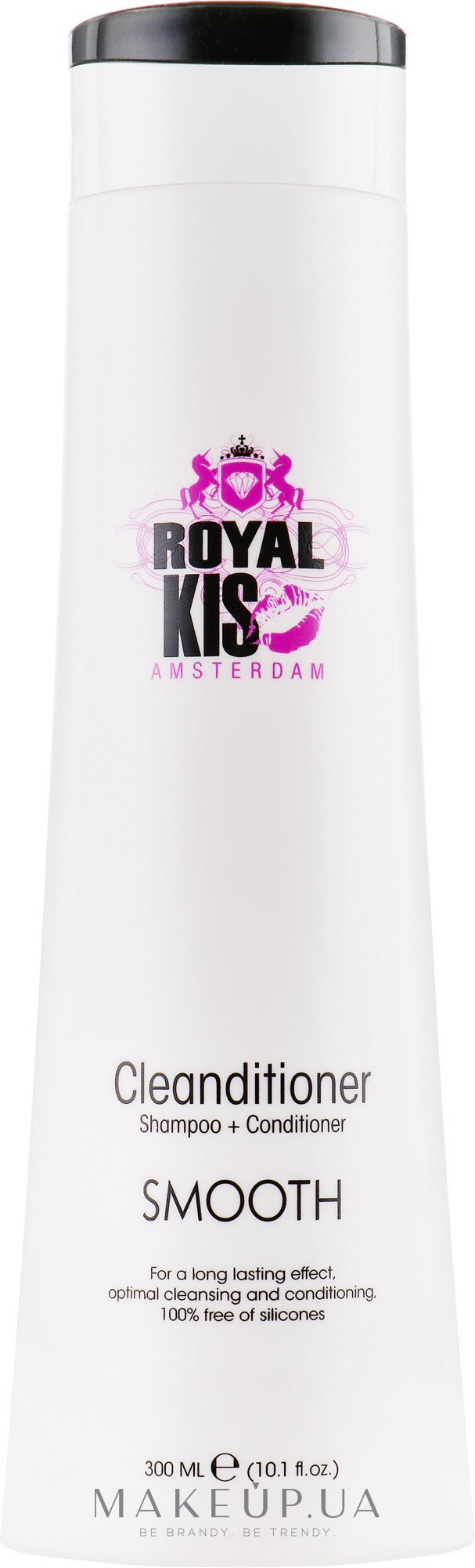 Шампунь-кондиціонер для сухого волосся - Kis Royal Smooth Cleanditioner — фото 300ml