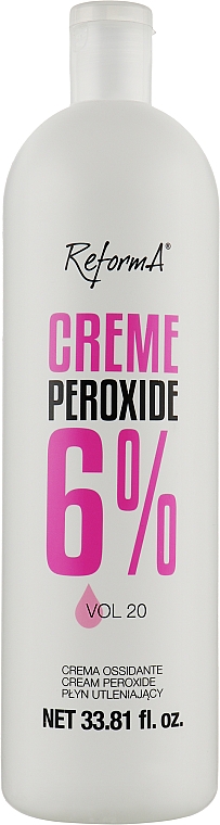 Крем-окислитель 6% - ReformA Cream Peroxide 20 Vol — фото N1