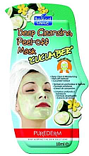 Парфумерія, косметика Маска-пілінг з екстрактом огірка - Purederm Deep Cleansing Peel-Off Mask Cucumber