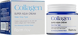 Зволожувальний крем для обличчя з колагеном - FarmStay Collagen Super Aqua Cream — фото N2