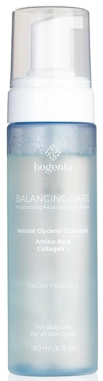 Очищувальна пінка для обличчя з колагеном і гіалуроновою кислотою - Bogenia Balancing Care BG410 — фото N1
