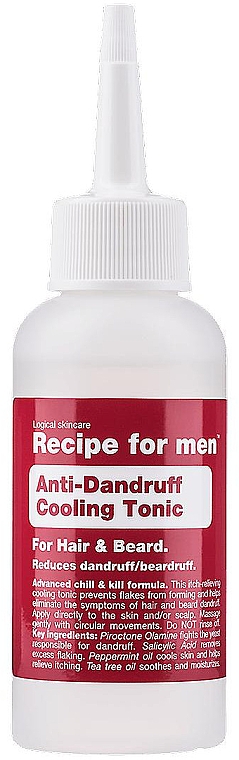 Тонік проти лупи - Recipe For Men Anti-Dandruff Cooling Tonic — фото N1
