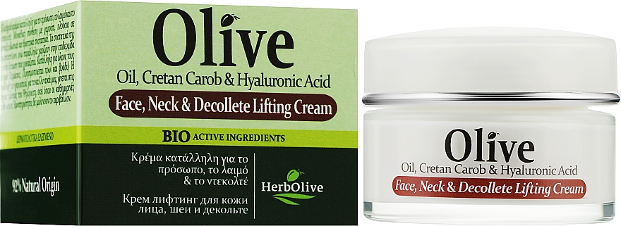 Крем-лифтинг для лица, шеи и декольте - Madis HerbOlive Face, Neck & Decollete Lifting Cream — фото N2