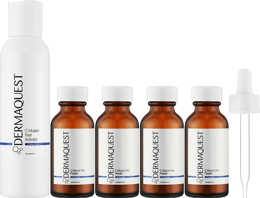 УЦЕНКА Набор пилинга для лица - Dermaquest C Infusion Peel (peel/activator/118ml + peel/powder/4x29.5ml) * — фото N2