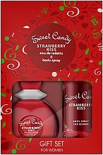 Духи, Парфюмерия, косметика Набор - Jean Marc Sweet Candy Strawberry Kiss (edt/100ml + bod/spr/150ml)