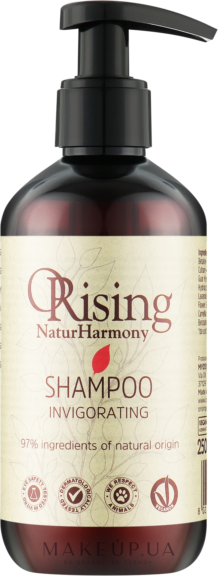 Стимулирующий шампунь - Orising Natur Harmony Invigorating Shampoo — фото 250ml