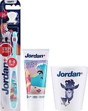 Парфумерія, косметика Набір (альпака, єдиноріг, дельфін) - Jordan Junior (toothpaste/50ml + toothbrush/1pc + cup)