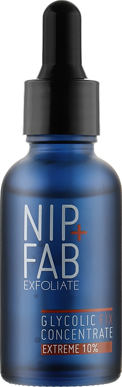 Ночной концентрат для лица с гликолевой кислотой - NIP + FAB Glycolic Fix Extreme Booster 10%  — фото N1