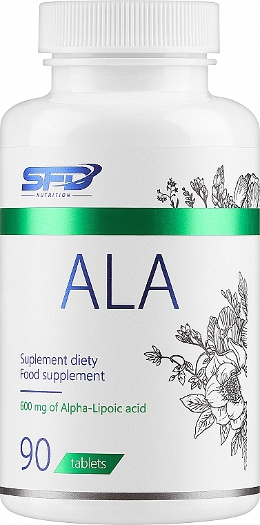 Альфа-липоевая кислота - SFD Nutrition Ala 600 mg — фото N1