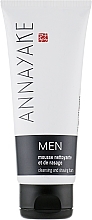 Парфумерія, косметика Мус-пінка 2 в 1 для чоловіків - Annayake Men Cleansing and Shaving Foam