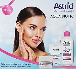 Набор - Astrid Aqua Biotic Tripack (f/cr/50ml + micc/wat/400ml + f/mask/20ml) — фото N1