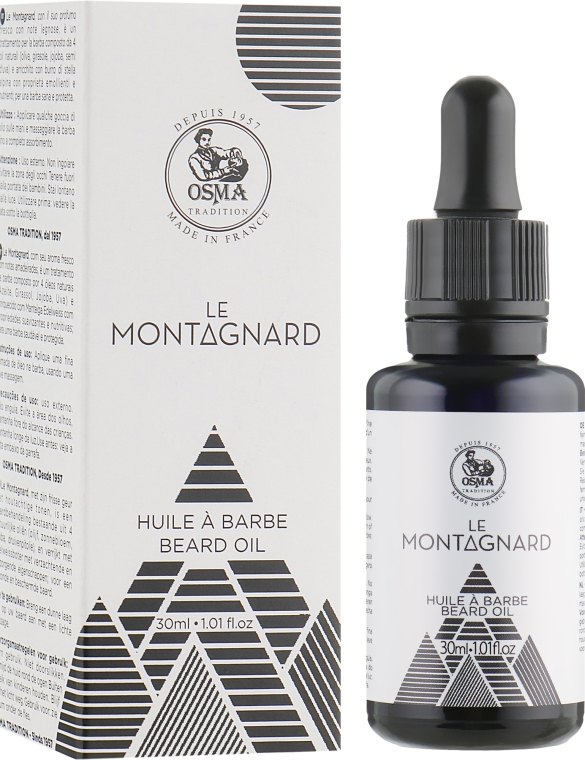 Олія для догляду за бородою - Osma Tradition Beard Oil Le Montagnard — фото N1