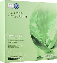 Набор - 3W Clinic Aloe Full Water Activating Skin 3 Kit Set (f/cream/50ml + emulsion/150ml + emulsion/30ml + f/toner/150ml + toner/30ml) — фото N2