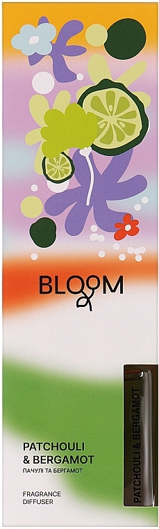 Aroma Bloom Reed Diffuser Patcholi & Bergamot - Аромадиффузор — фото N2