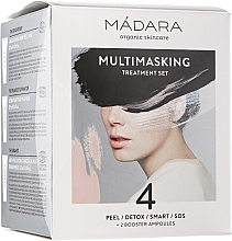 Духи, Парфюмерия, косметика Набор - Madara Cosmetics Multimasking Treatment Set (f/mask/12,5ml*4 + f/ampoule/3ml*2)