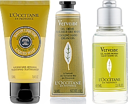Набор - L'Occitane Verbena (h/cr/30ml + h/gel/65ml + soap/50ml + bag) — фото N2
