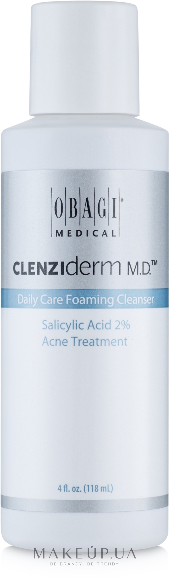 Очищающее средство для лица - Obagi Medical CLENZIderm M.D. Daily Care Foaming Cleanser Salicylic Acid 2% — фото 118ml