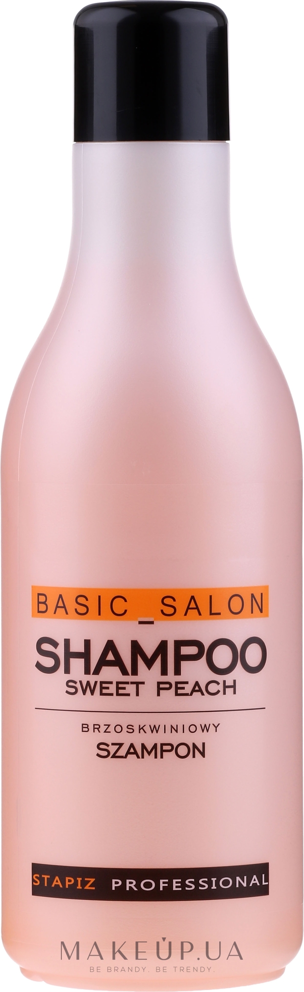 Шампунь для волос "Персик" - Stapiz Basic Salon Shampoo Sweet Peach — фото 1000ml