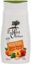 Парфумерія, косметика Крем для душу "Персик" - Le Petit Olivier Shower Cream Peach Apricot