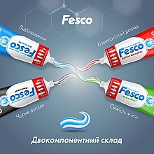 Зубная паста "Деликатное отбеливание" - Fesco Charcoal — фото N5