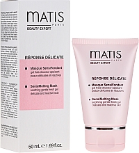 Парфумерія, косметика Освіжальна гель-маска для обличчя - Matis Reponse Delicate Sensimelting Mask