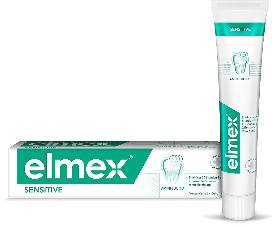 Зубна паста "Елмекс" для чутливих зубів з амінофторидом - Elmex Sensitive * — фото N1