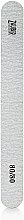 Духи, Парфюмерия, косметика Пилка для ногтей зебра узкая, 80/80, 03-009A - Zauber