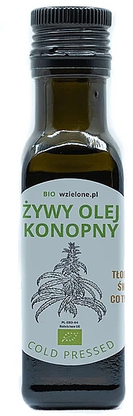 Конопляное масло - LOV Organic Living Hemp Oil Cold Pressed — фото N1