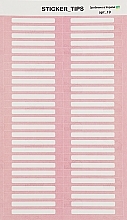 Парфумерія, косметика Наклейки на тіпси, рожеві - Sticker Tips