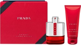 Духи, Парфюмерия, косметика Prada Luna Rossa Sport - Набор (edt/100ml + sh/gel/100ml)