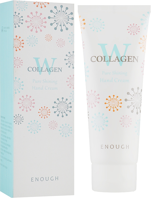 Крем с коллагеном против старения кожи рук - Enough W Collagen Pure Shining Hand Cream