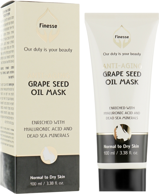 Антивозрастная маска с маслом виноградных косточек - Finesse Anti-Aging Grape Seed Oil Mask 