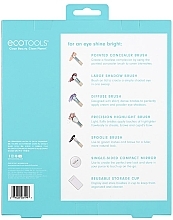 Набор для макияжа глаз, 7 продуктов - EcoTools Eye Shine Bright Kit — фото N3