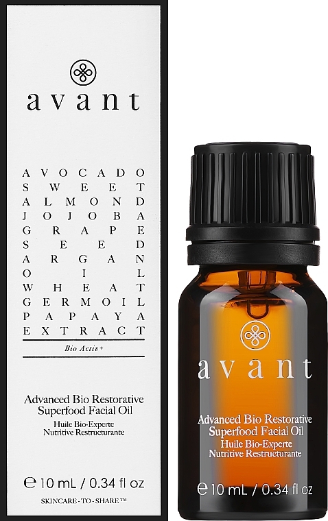 Антивозрастное масло для лица - Avant Advanced Bio Restorative Superfood Facial Oil — фото N2