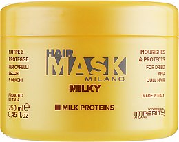 Парфумерія, косметика Маска для сухого та пошкодженого волосся - Imperity Milano Milky Hair Mask