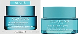 Зволожувальний крем для сухої шкіри - Clarins  Hydra-Essentiel Rich Cream - Very Dry Skin — фото N2
