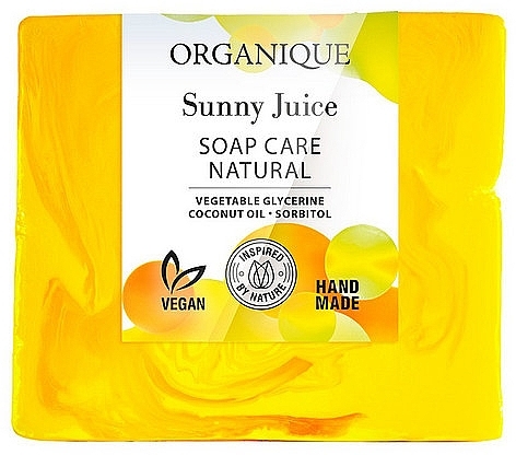 Набір - Organique Spa & Wellness Juicy (soap/100g + h/cr/70ml + b/bomb/170g) — фото N4