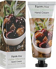 Крем для рук, з екстрактом оливи - FarmStay Visible Difference Hand Cream Olive — фото N1