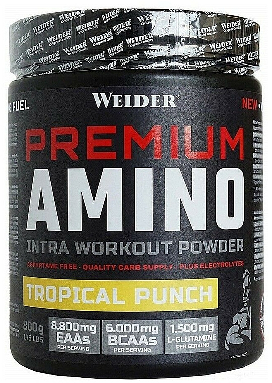 Амінокислотний комплекс "Тропічний пунш" - Weider Premium Amino Tropical Punch — фото N1