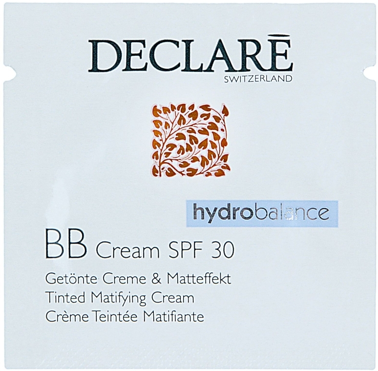 BB-Крем с SPF 30 - Declare HydroBalance BB Cream SPF 30 (пробник)
