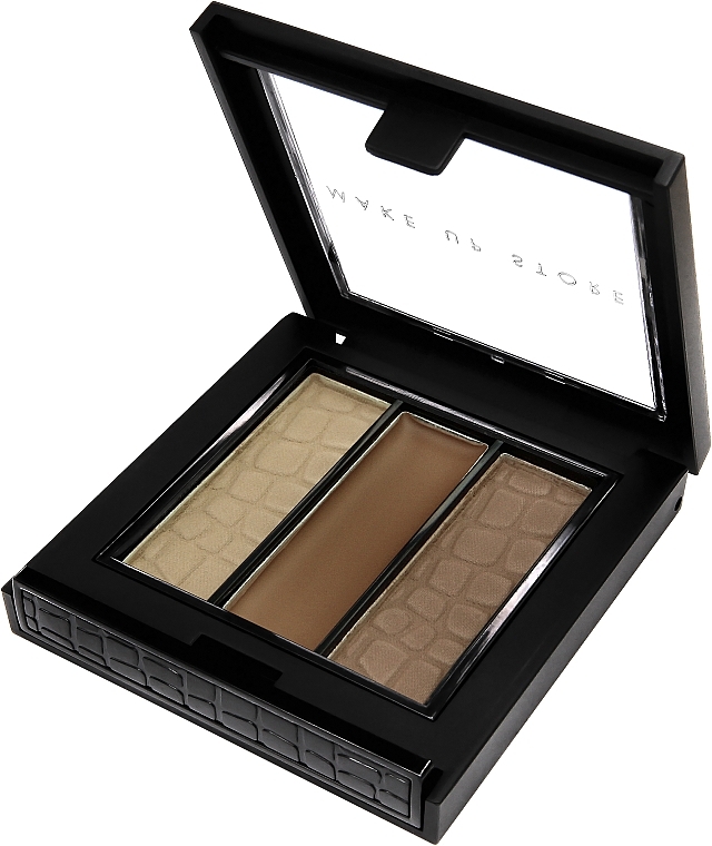 Палетка для макияжа бровей - Make Up Store Premium Trio Brow — фото N1