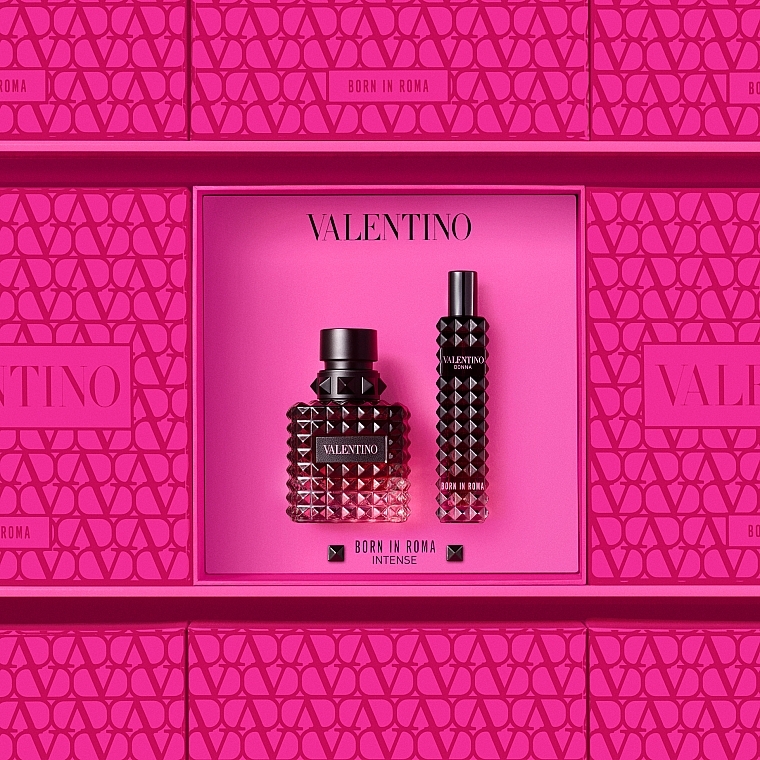 Valentino Born in Roma Donna Intense - Набор (edp/50ml + edp/15ml) — фото N3