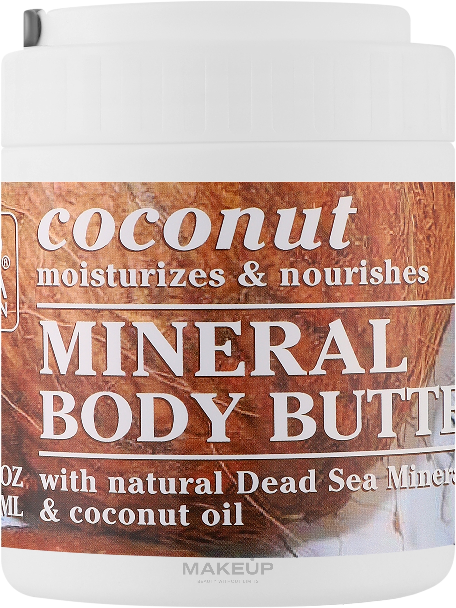 Масло для тіла з кокосом та мінералами Мертвого моря - Dead Sea Collection Coconut Mineral Body Butter — фото 500ml