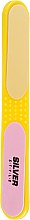 Духи, Парфюмерия, косметика Пилка полировочная профессиональная, SNF-7046, желтая - Silver Style